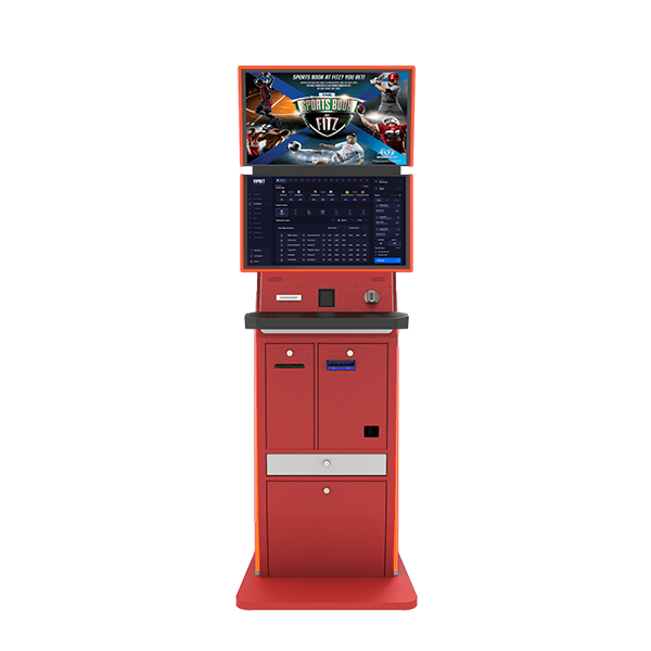 The Pareto casino gaming cabinet SSBT red
